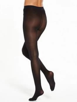 Pretty Polly 4 Pack 40 Denier Opaque Tights - Black