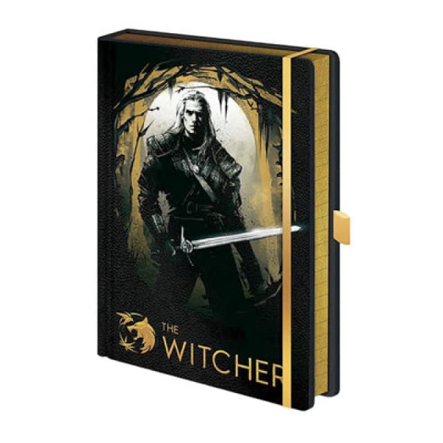 The Witcher The Witcher Forest Hunt Premium A5 Notebook in Black One Size Unisex 5063470664597