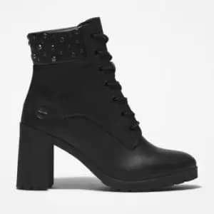 Timberland Allington Heeled 6" Boot For Her In Patterned Black Black, Size 4