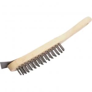 Draper Wire Scratch Brush and Scraper 4 Rows