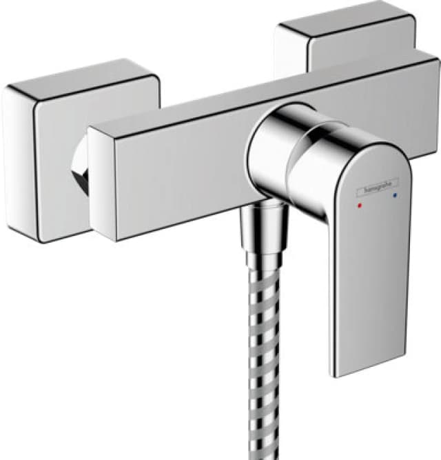 Hansgrohe Vernis Shape Thermostatic Exposed Mixer Shower Valve Chrome Bathroom - Chrome - Hansgrohe 71650000