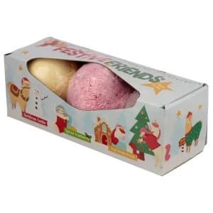 Seasonal Scents (Set of 3) Festive Friends Christmas Bath Bombs