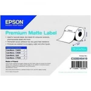 Epson Premium Matte Label - Continuous Roll 105mm x 35m