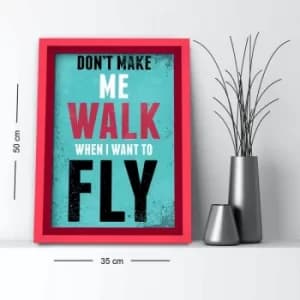 3550AHS-003 Multicolor Decorative Framed MDF Painting