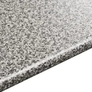 28mm Inari Grey Granite effect Round edge Laminate Worktop L3.05m D600mm