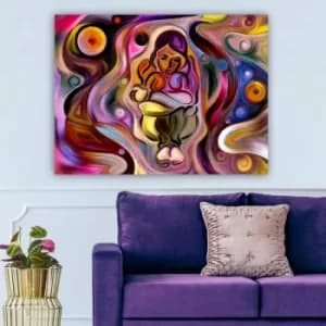 295458272_70100 Multicolor Decorative Canvas Painting