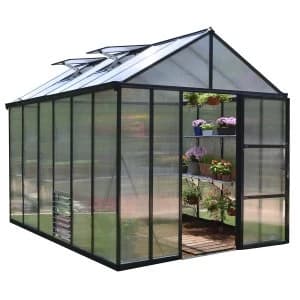 Palram Glory Greenhouse 8 x 12 - Grey