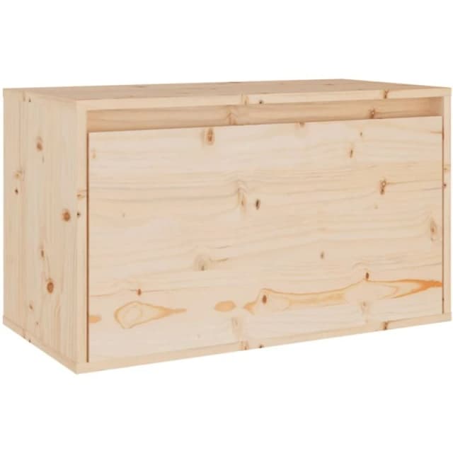 VIDAXL Wall Cabinet 60x30x35cm Solid Pinewood vidaXL 813445
