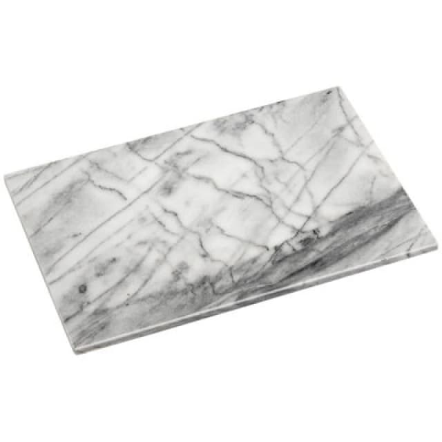 Premier Housewares Marble Kitchen White Marble Chopping Board 41cm Grey