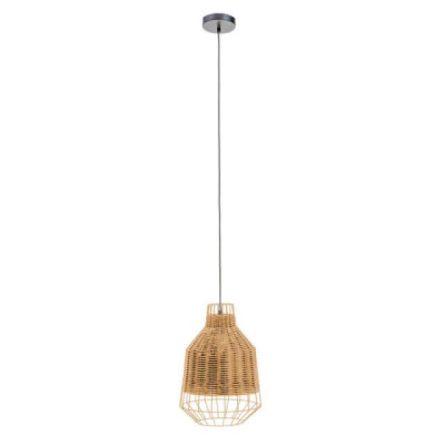 Orsina Natural Rattan Pendant Lamp, Eco-Friendly Hanging Rattan Pendant Light, Durable Hanging Rattan Lamp