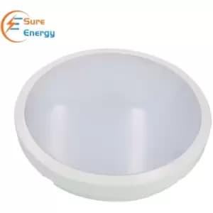 Ener-j - LED Ceiling Light IP54 Waterproof, 24W 2200lm, Neutral White 4000K, Flush Mount, Round LED Ceiling Light for Bathroom, Kitchen, Hallway,