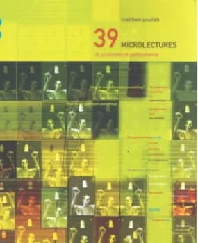 39 Microlectures by Matthew Goulish Book