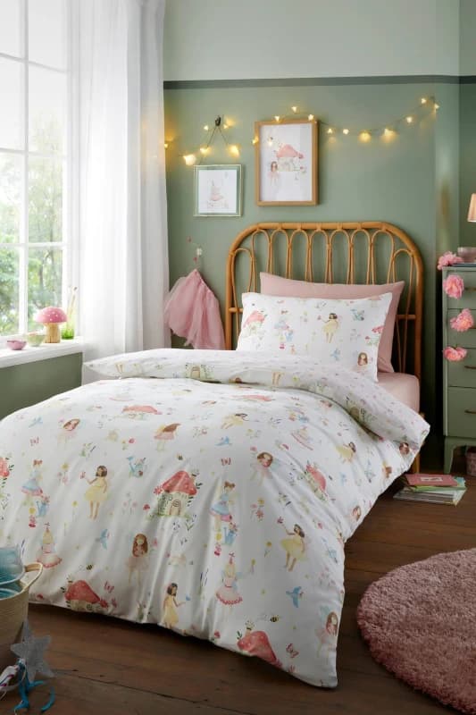 Bedlam Summer Fairies Childrens Bedding Pink