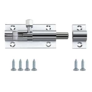 BQ Chrome plated Brass Barrel bolt L50mm