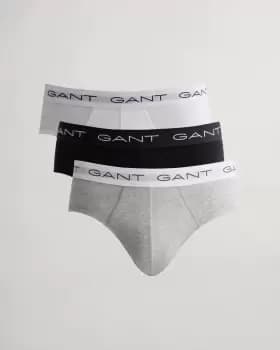 GANT Men 3 Pack Briefs (XL) Grey
