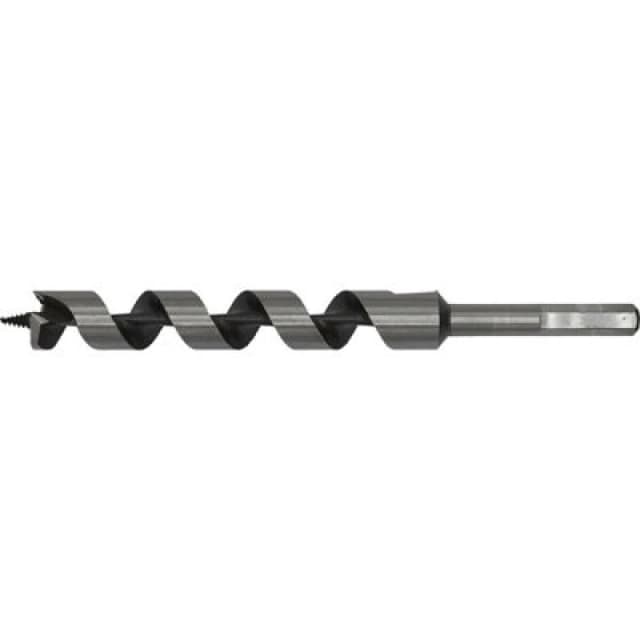 Loops 22 x 235mm Hardened Auger Wood Drill Bit - Hexagonal Shank - Woodwork Timber Multi