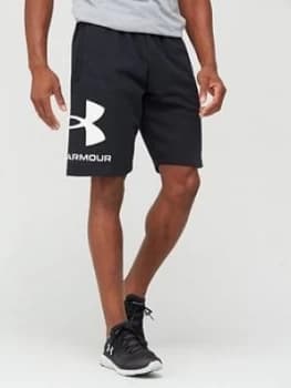 Urban Armor Gear Rival Big Logo Shorts - Black/White Size M Men