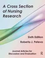cross section of nursing research journal articles for discussion and evalu