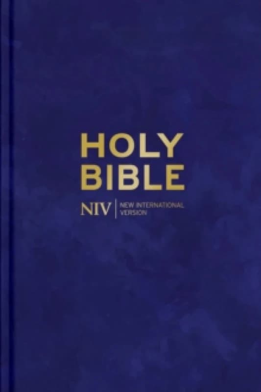 NIV Larger Print Personal Velvet Bible Hardback