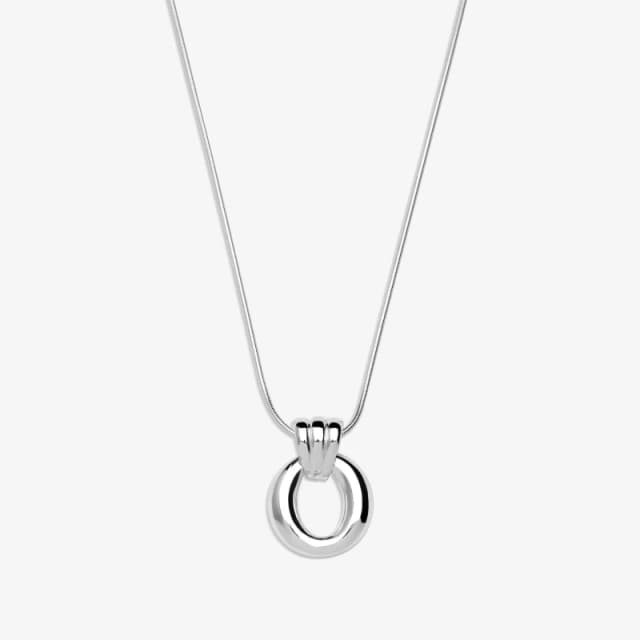 Simply Silver Sterling Silver 925 Polished Door Knocker Pendant Jewellery Sets One Size Silver 72746811000