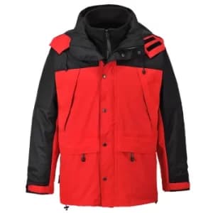 Orkney Mens 3-in-1 Breathable Jacket Red 2XL