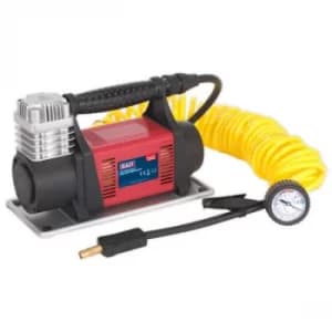 Sealey MAC06 Tyre Inflator/Mini Air Compressor 12V Heavy-Duty