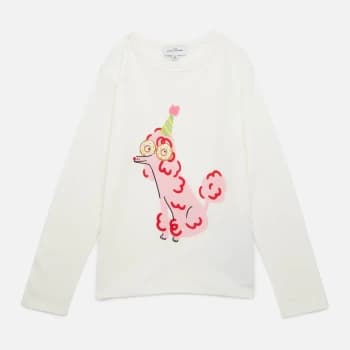 The Marc Jacobs Girls Birthday Party Long Sleeve T-Shirt - Offwhite - 6 Years