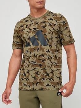 adidas Future Icon T-Shirt - Camo, Size 2XL, Men