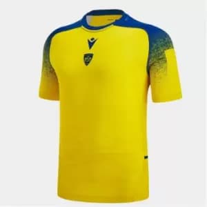 Macron Clermont Auvergne 22/23 Home Shirt Mens - Yellow
