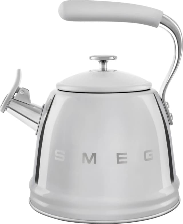 Smeg 50's Style WKF01SS Whistling Hob Kettle - Stainless Steel