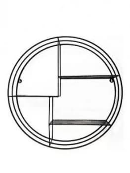 Arthouse Black Decorative Shelf