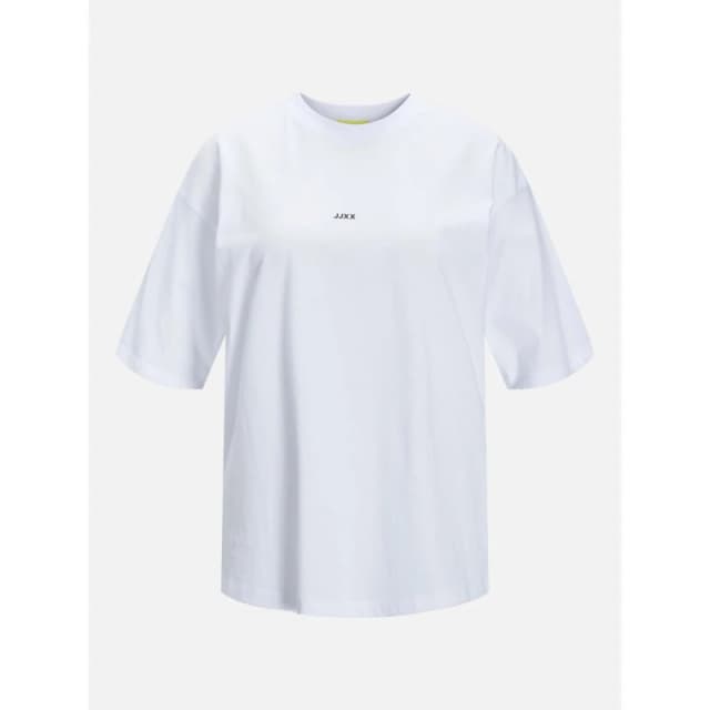 JJXX Andrea Loose Logo T-Shirt Ladies Bright White female 10 (S)