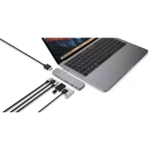 HyperDrive PRO 8-in-2 Hub for USB-C MacBook Pro (Space Gray)