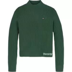 Tommy Hilfiger Comfy Rib Essential Sweater - Green