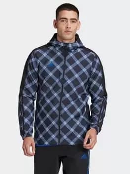 adidas Tiro Winterized Windbreaker, Black, Size 2XL, Men