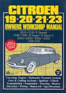 Citroen 19, 20, 21, 23 1955-75 Owner's Workshop Manual