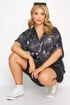 Pleat Front V-Neck Top