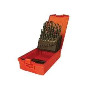 Dormer A190 No. 18 Imperial HSS Drill Set of 29 1/16 - 1/2in x 64ths