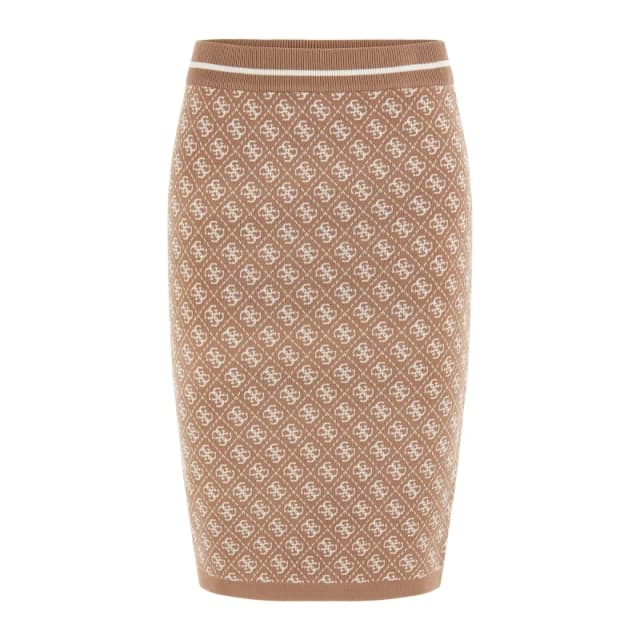 Guess Womens skirt Guess Lise 4G Beige Female S