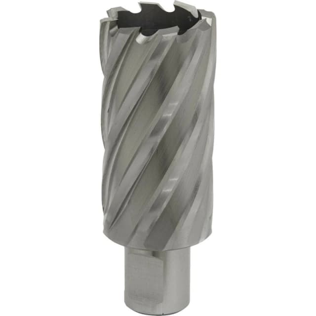 Loops 32mm x 50mm Depth Rotabor Cutter - M2 Steel Annular Metal Core Drill 19mm Shank Metallics