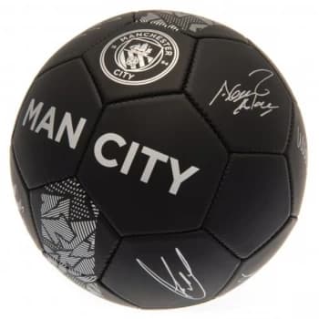 Manchester City FC Black Football Signature