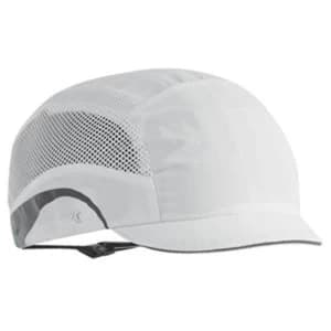 JSP HardCap Aerolite 5cm Short Peak White