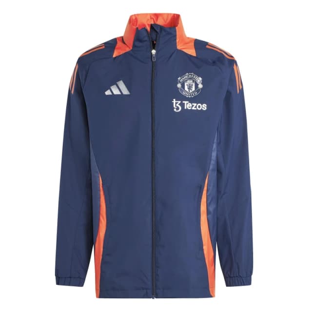 adidas Manchester United Tiro 24 Jacket 2024 2025 Adults - Blue Blue M