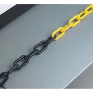 Slingsby Plastic Chain 6mm Black Yellow 360075