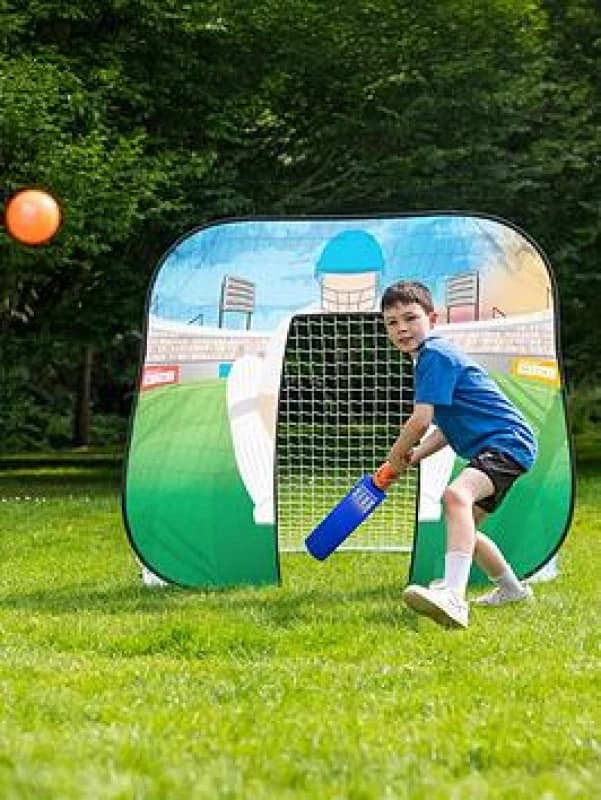 Toyrific 2 in 1 Pop Up Goal & Wicket Keeper, Multi TY6573