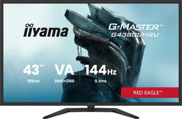 iiyama iiyama G-MASTER G4380UHSU-B2 computer monitor 108cm (42.5") 3840 x 2160 pixels 4K Ultra HD LED Black G4380UHSU-B2