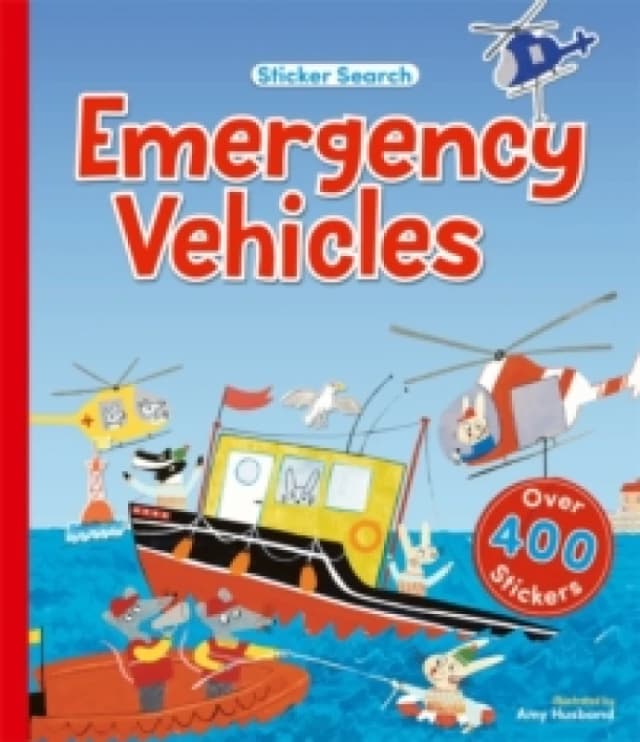 Sticker Search: Emergency Vehicles Paperback / softback
