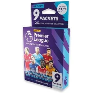 Panini's 2021 Premier League Sticker Multiset (9 Packs)