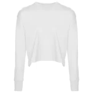 Next Level Womens/Ladies Long-Sleeved T-Shirt (M) (White)