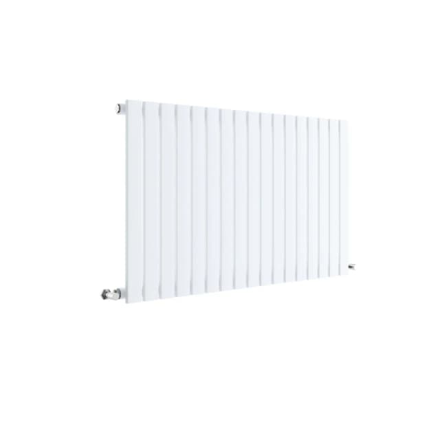 Balterley Lucia Square Horizontal Single Panel Radiator, 600 x 992mm Satin White White Unisex